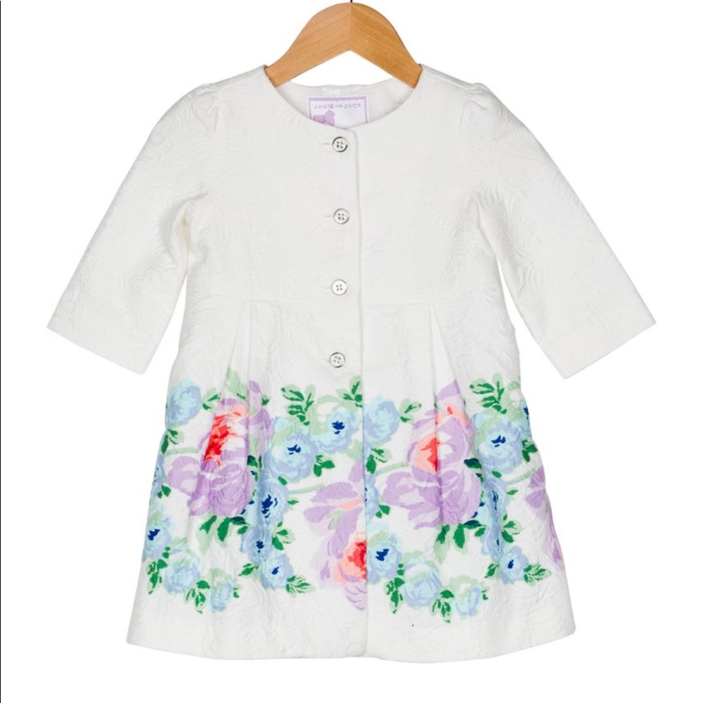 Janie and Jack Brocade Floral Jacket